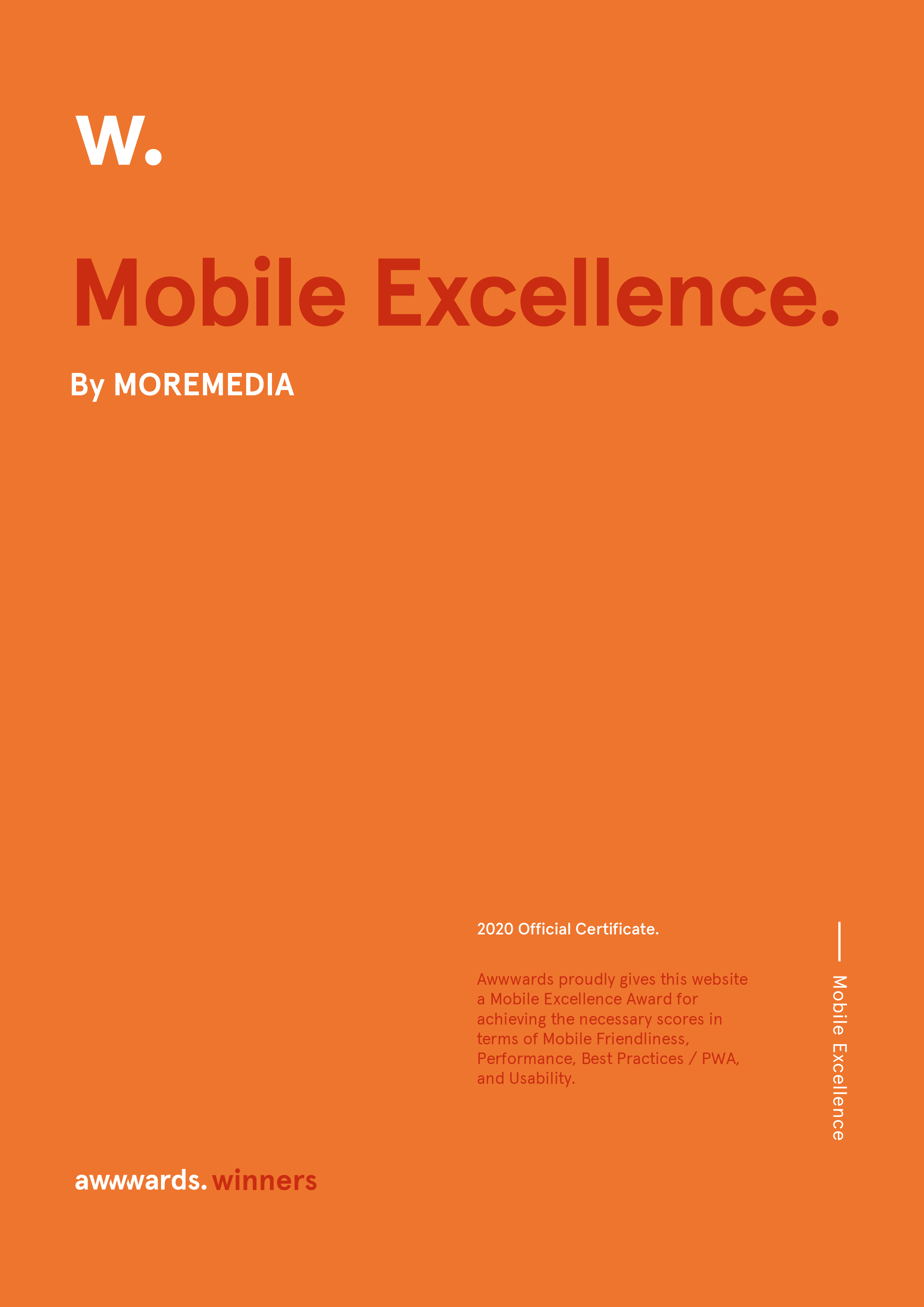 moremedia award mobile excellence