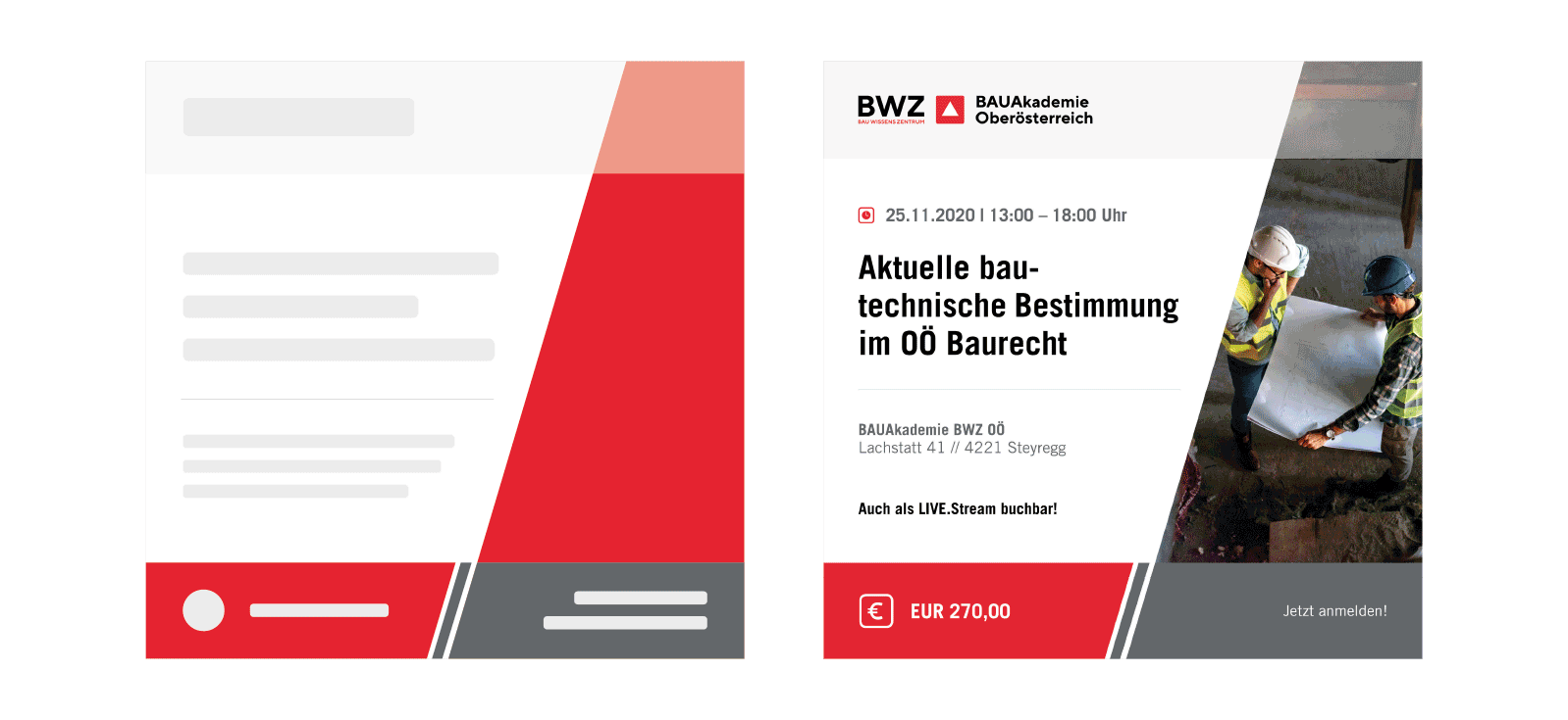 BAUAkademie BWZ OÖ – Social Media Betreuung | MOREMEDIA®