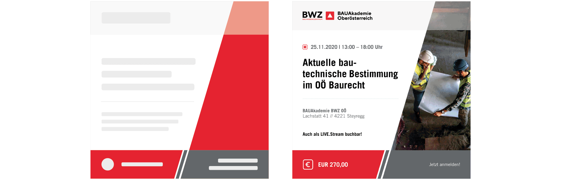 BAUAkademie BWZ OÖ – Social Media Betreuung | MOREMEDIA®