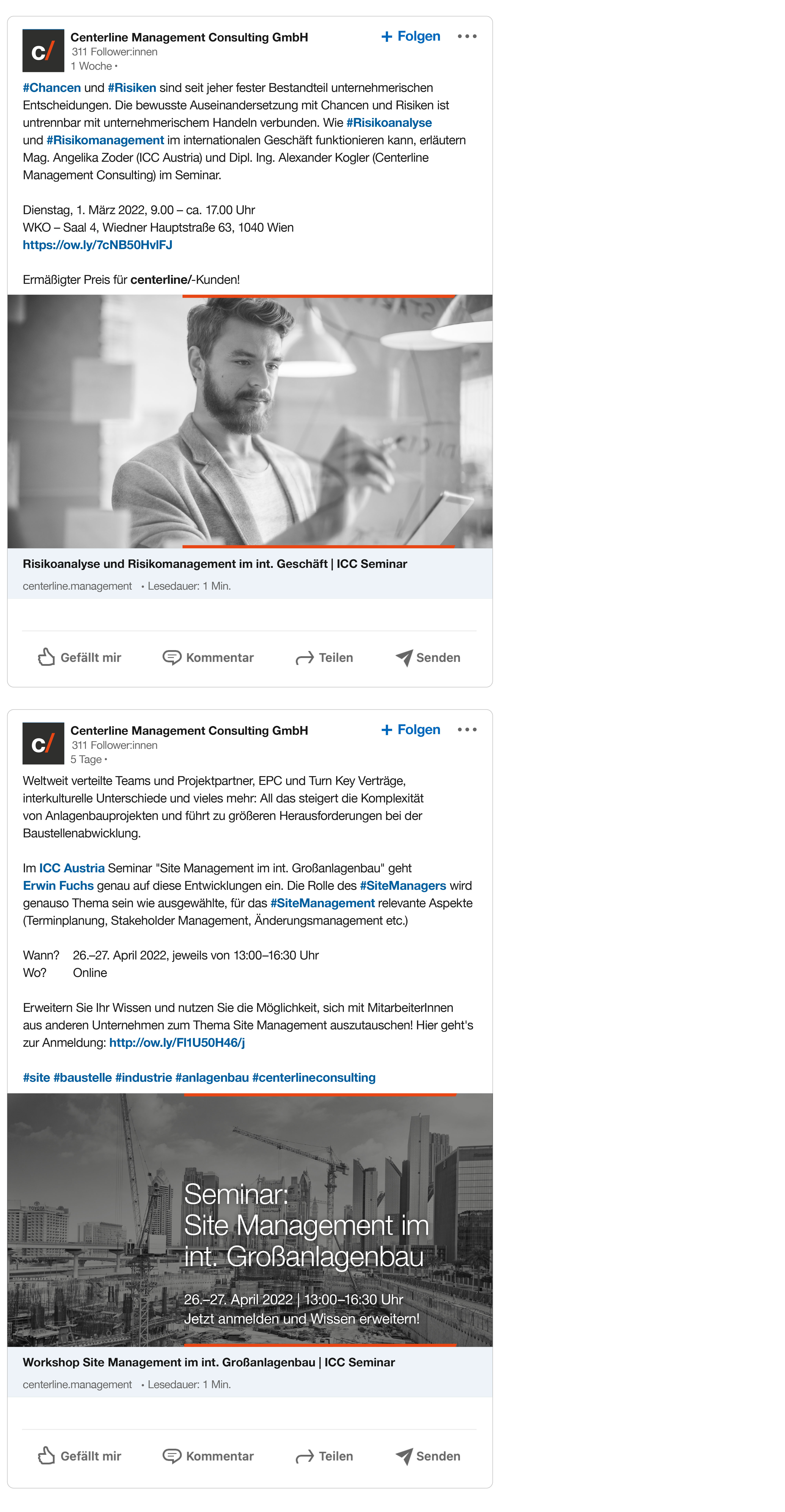centerline socmed feed 1 moremedia werbeagentur linz