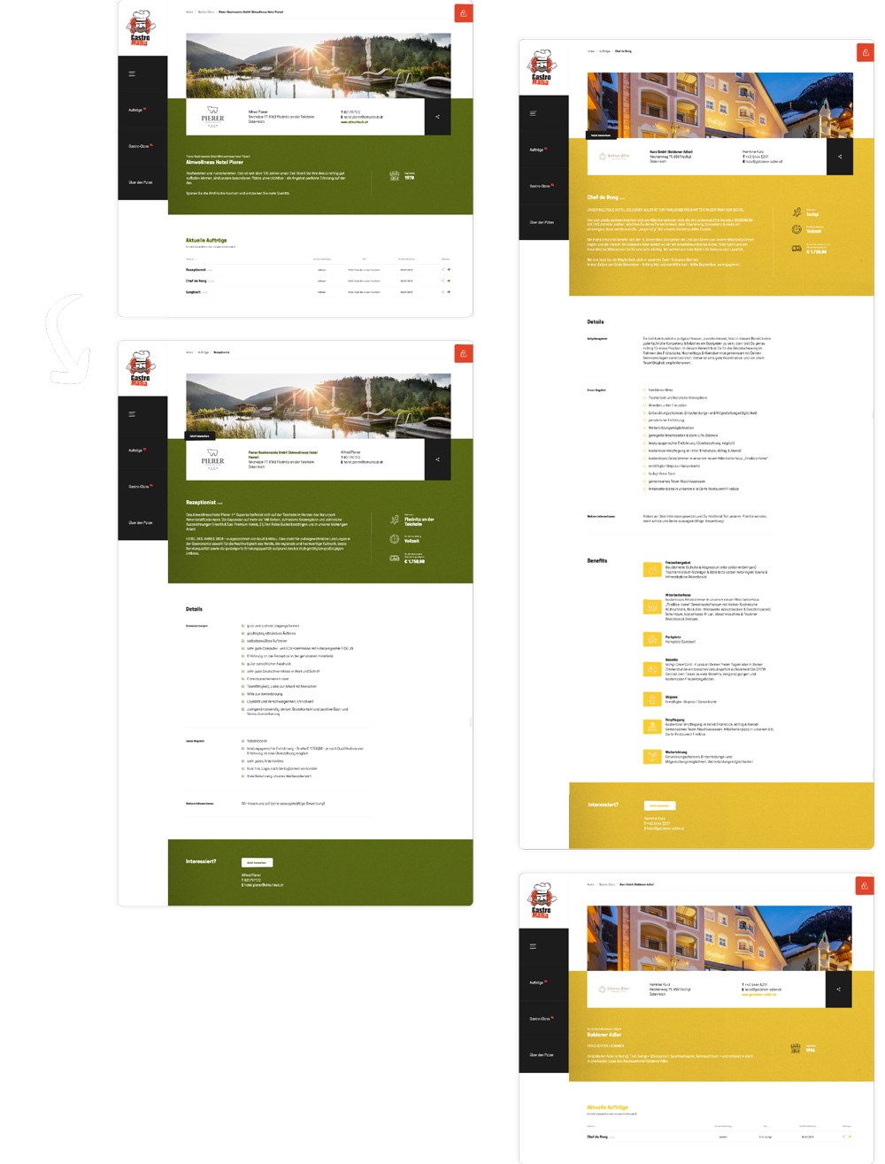 gastromafia website 3 moremedia werbeagentur linz