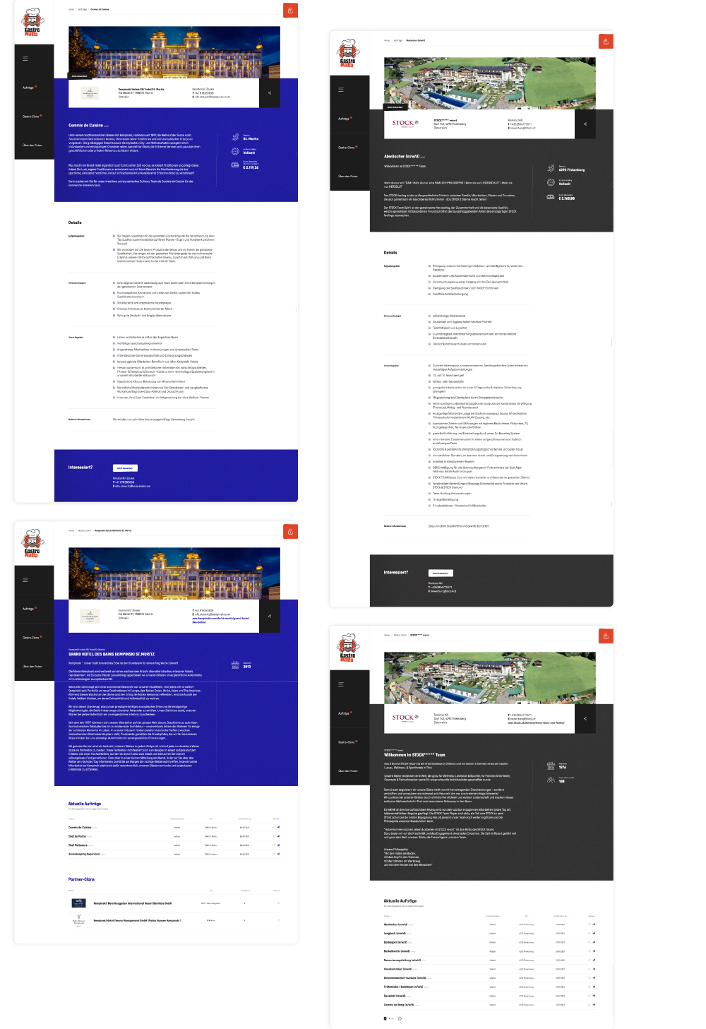 gastromafia website 4 moremedia werbeagentur linz
