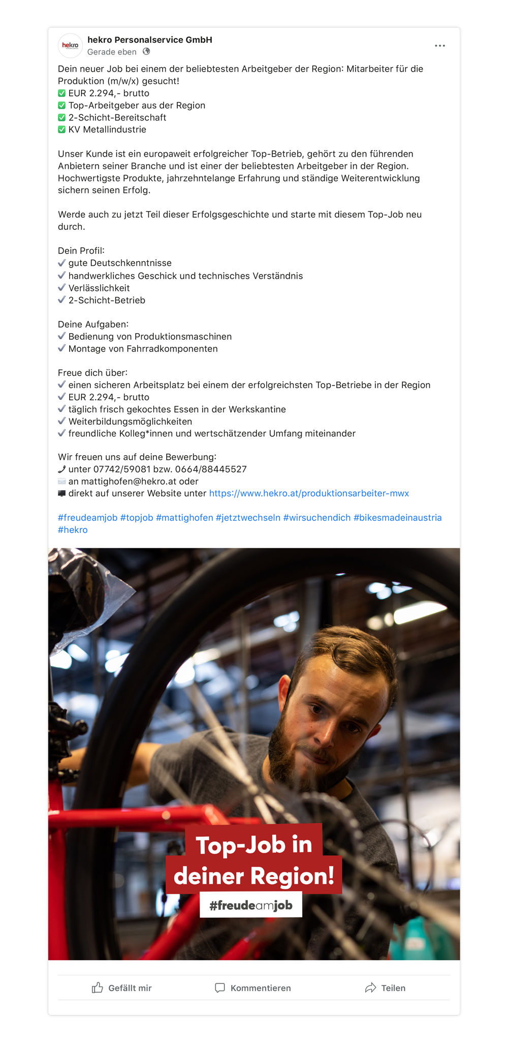hekro – Crossmedia Recruiting Kampagne | MOREMEDIA®