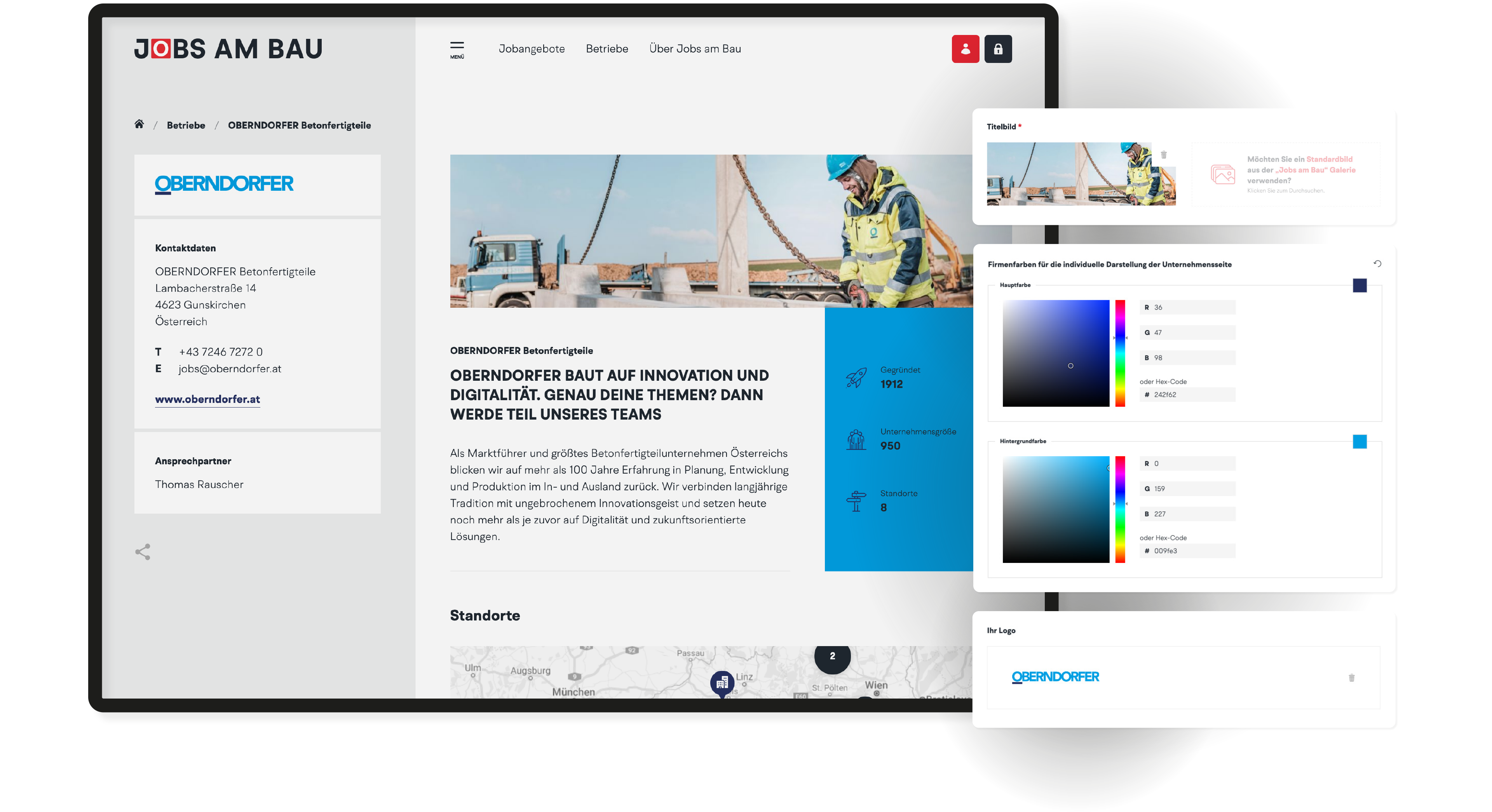 Jobs am Bau – Das neue Bau-Jobportal Österreichs | MOREMEDIA®
