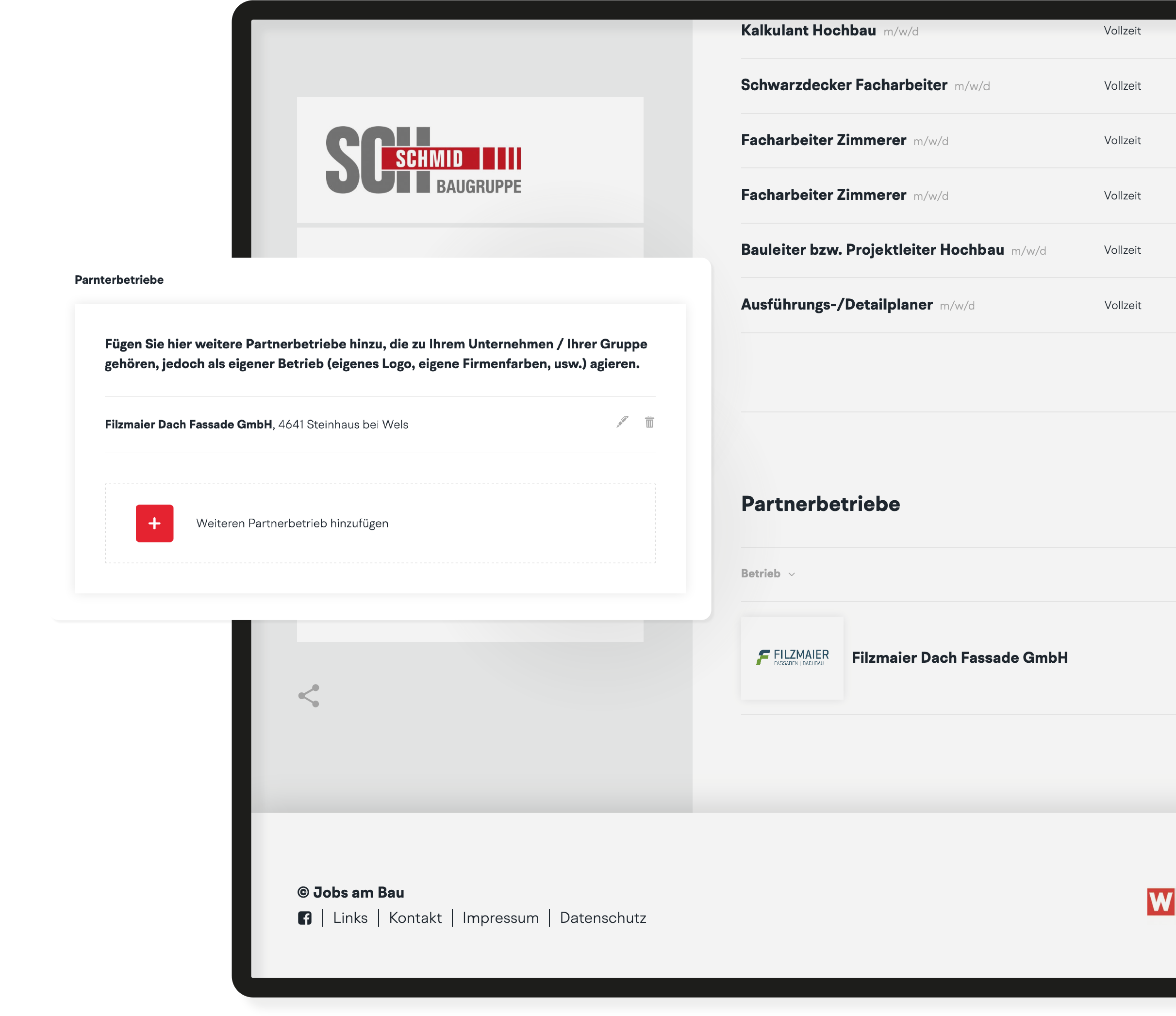 Jobs am Bau – Das neue Bau-Jobportal Österreichs | MOREMEDIA®