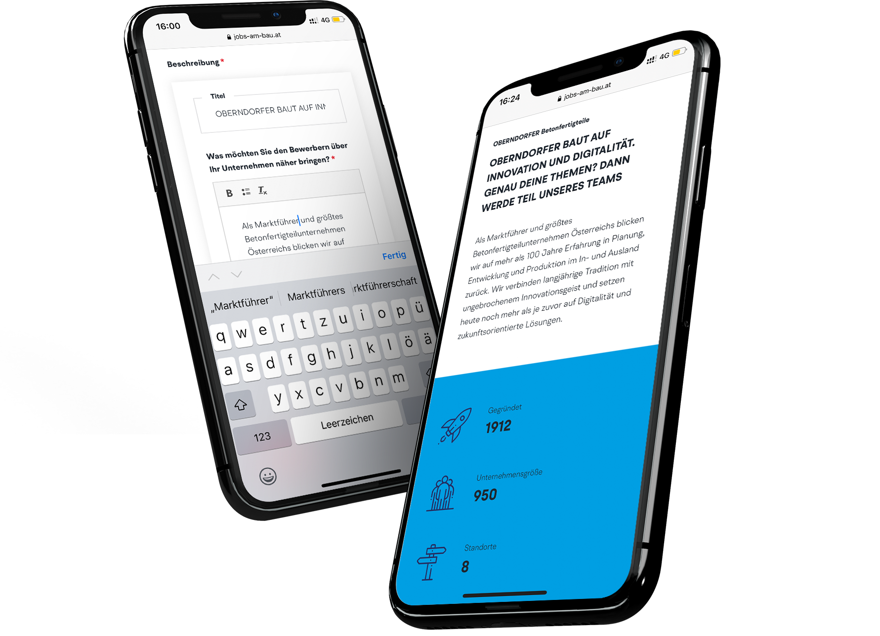 Jobs am Bau – Das neue Bau-Jobportal Österreichs | MOREMEDIA®