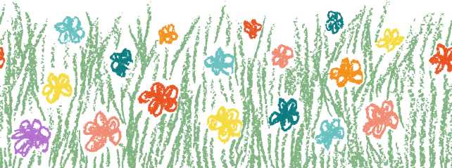 kinder pvz illustration blumenwiese mobil