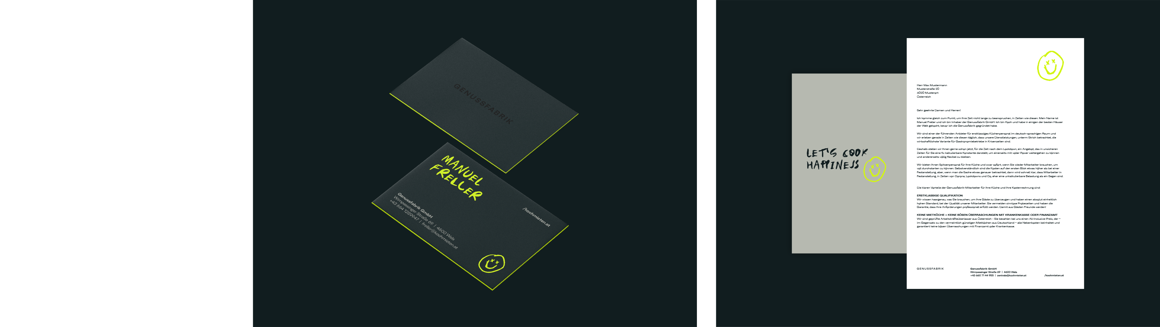 Genussfabrik – Corporate Design Refresh und Website | MOREMEDIA®