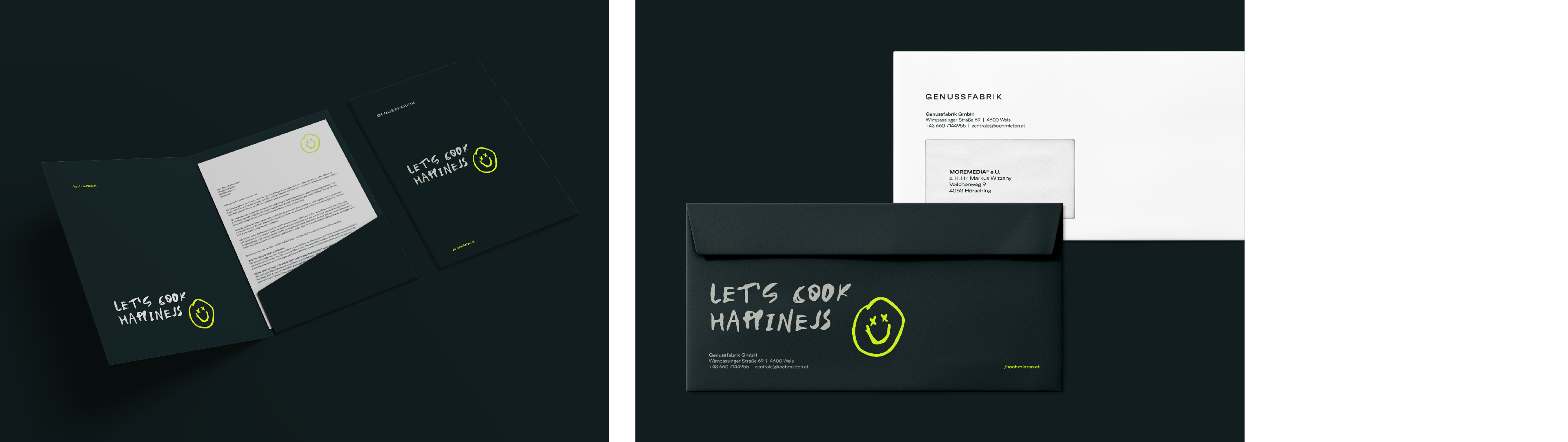 Genussfabrik – Corporate Design Refresh und Website | MOREMEDIA®