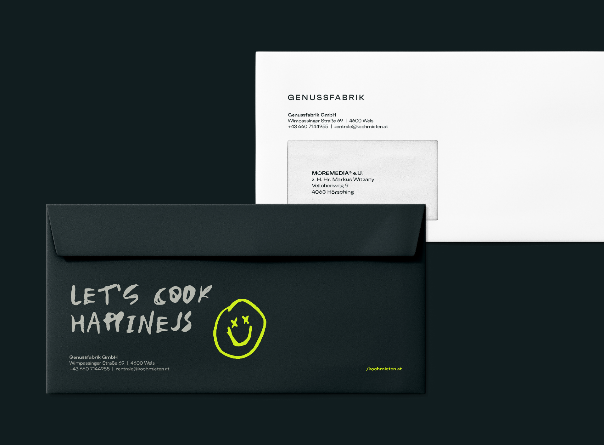 Genussfabrik – Corporate Design Refresh und Website | MOREMEDIA®