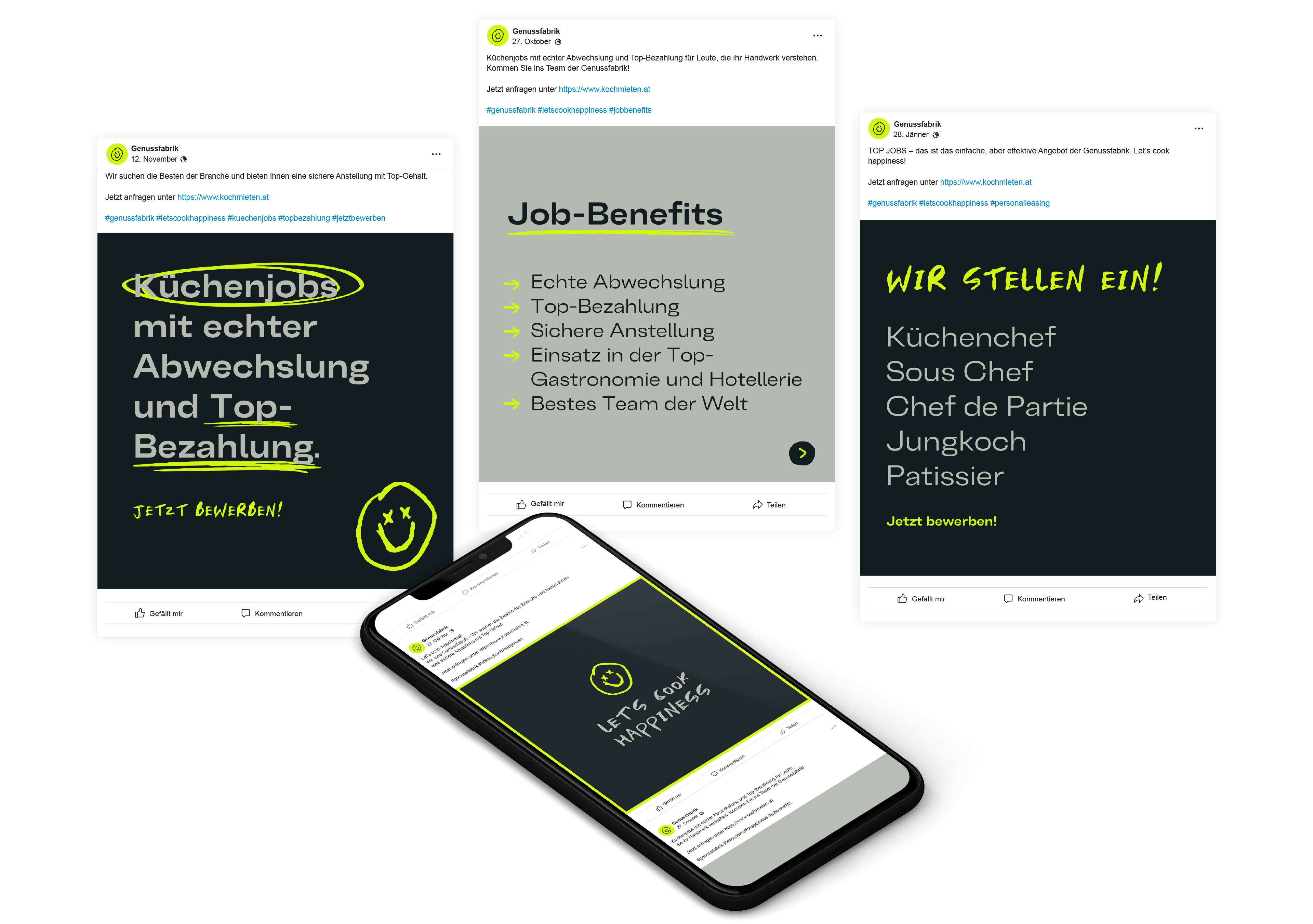 Genussfabrik – Corporate Design Refresh und Website | MOREMEDIA®