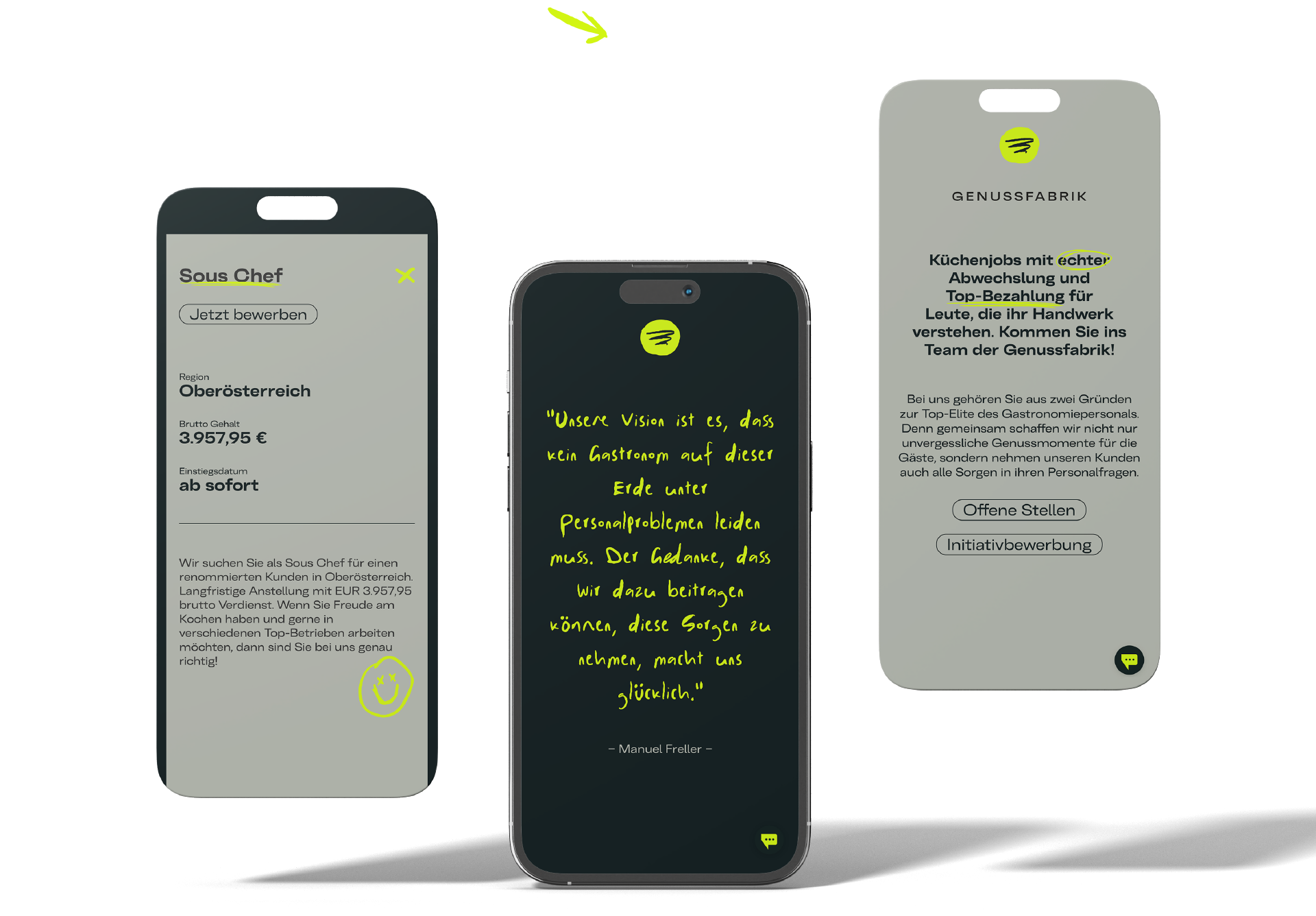 Genussfabrik – Corporate Design Refresh und Website | MOREMEDIA®