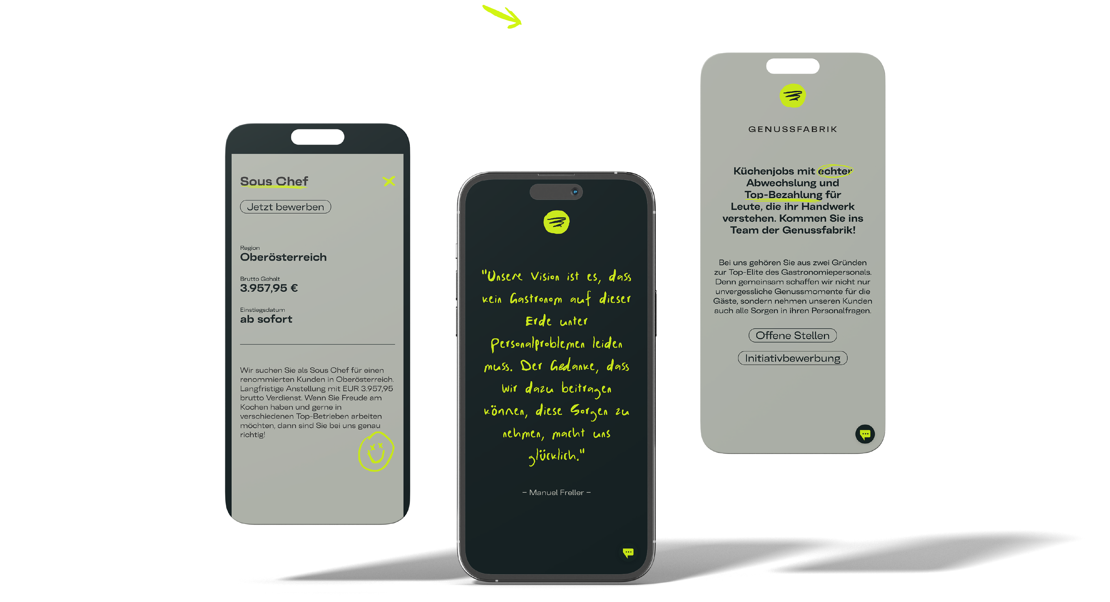 Genussfabrik – Corporate Design Refresh und Website | MOREMEDIA®