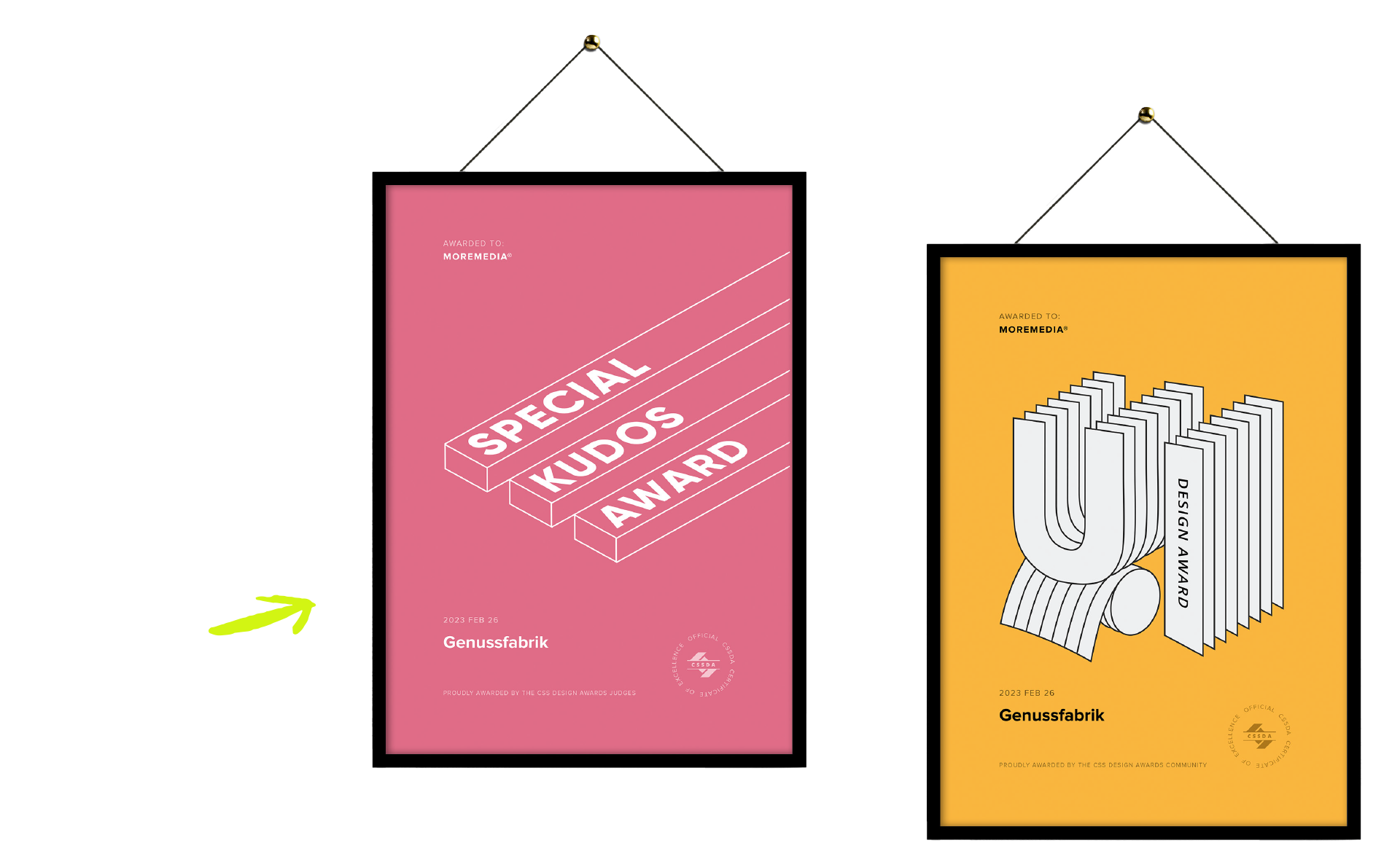 Genussfabrik – Corporate Design Refresh und Website | MOREMEDIA®