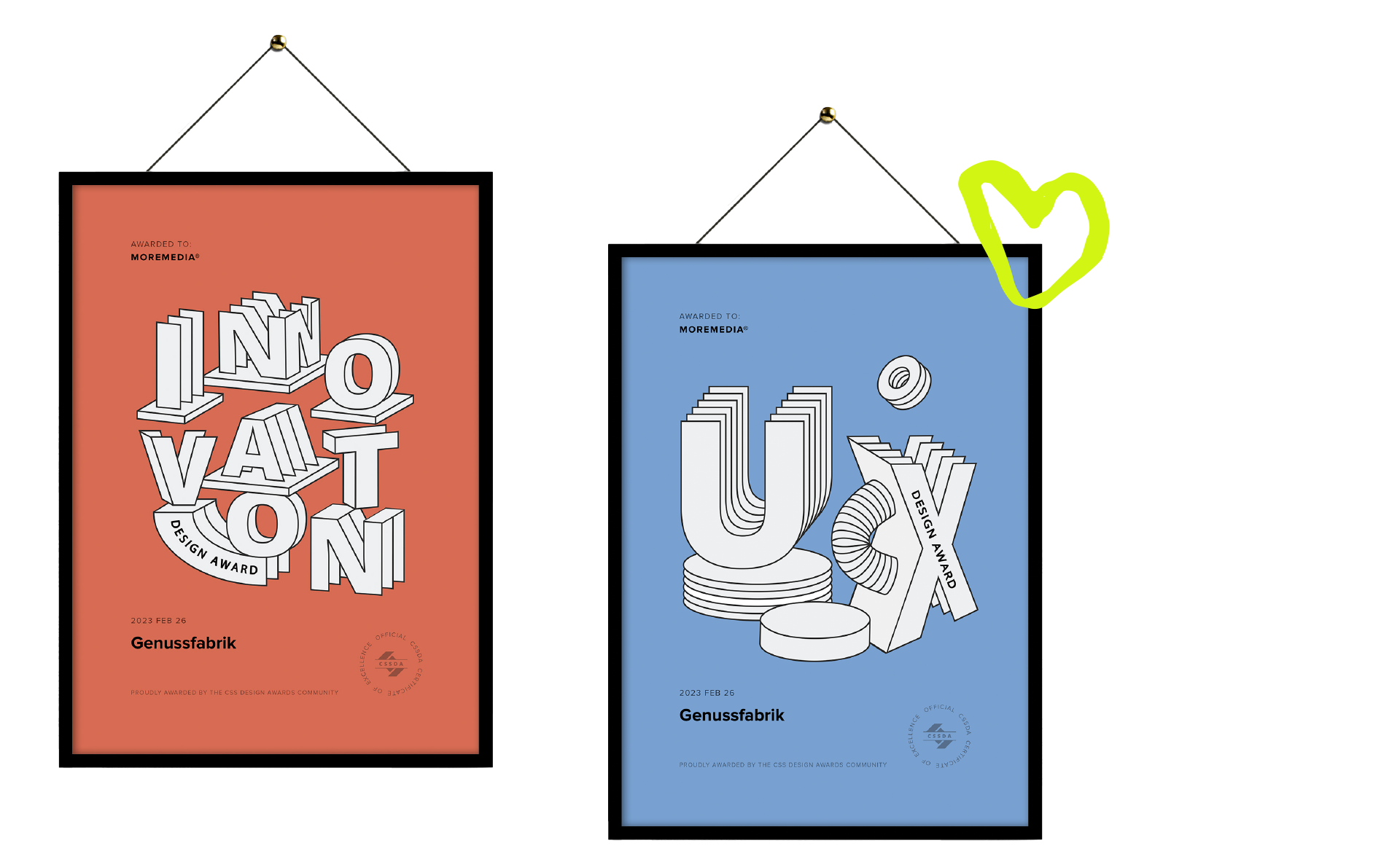 Genussfabrik – Corporate Design Refresh und Website | MOREMEDIA®