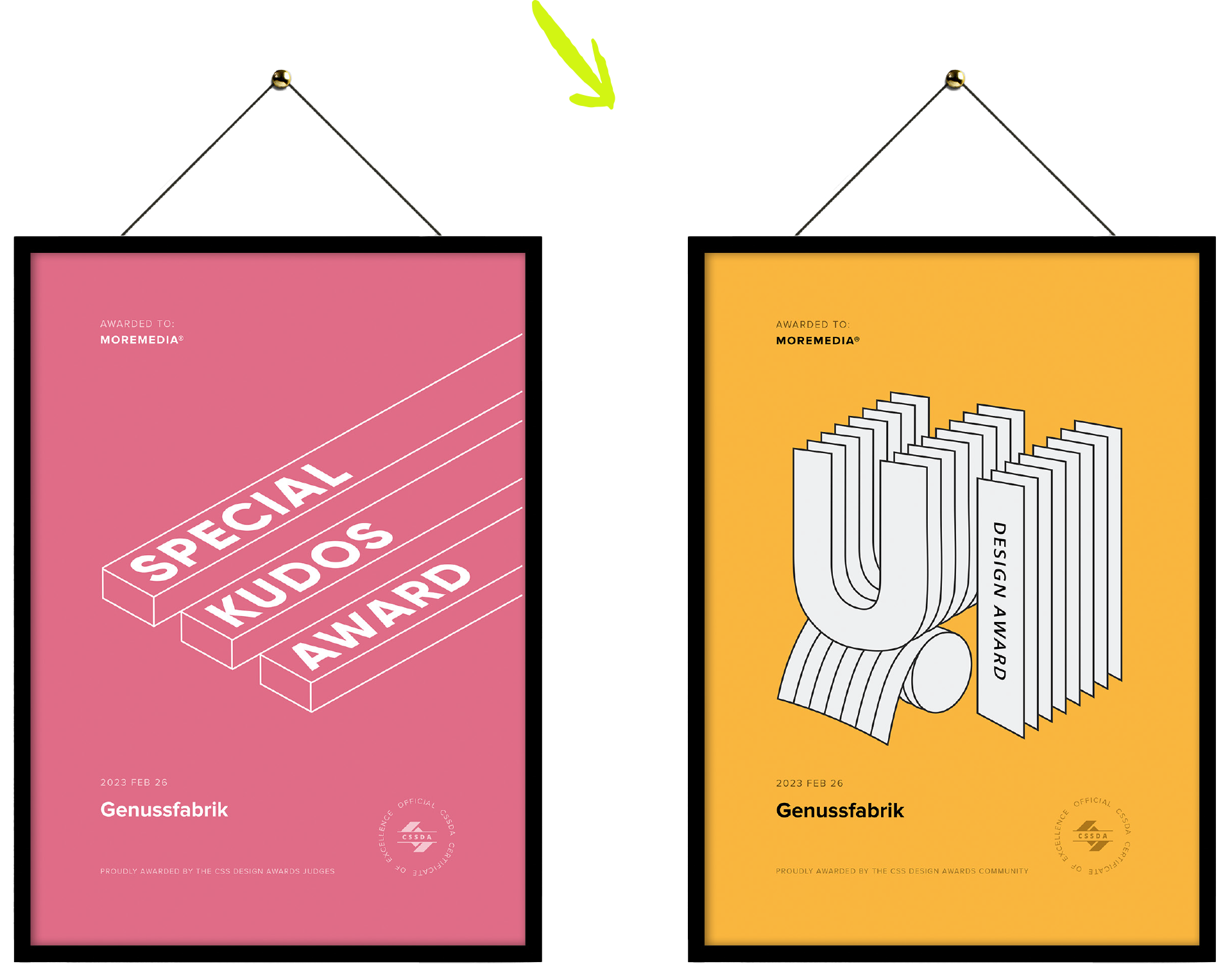 Genussfabrik – Corporate Design Refresh und Website | MOREMEDIA®