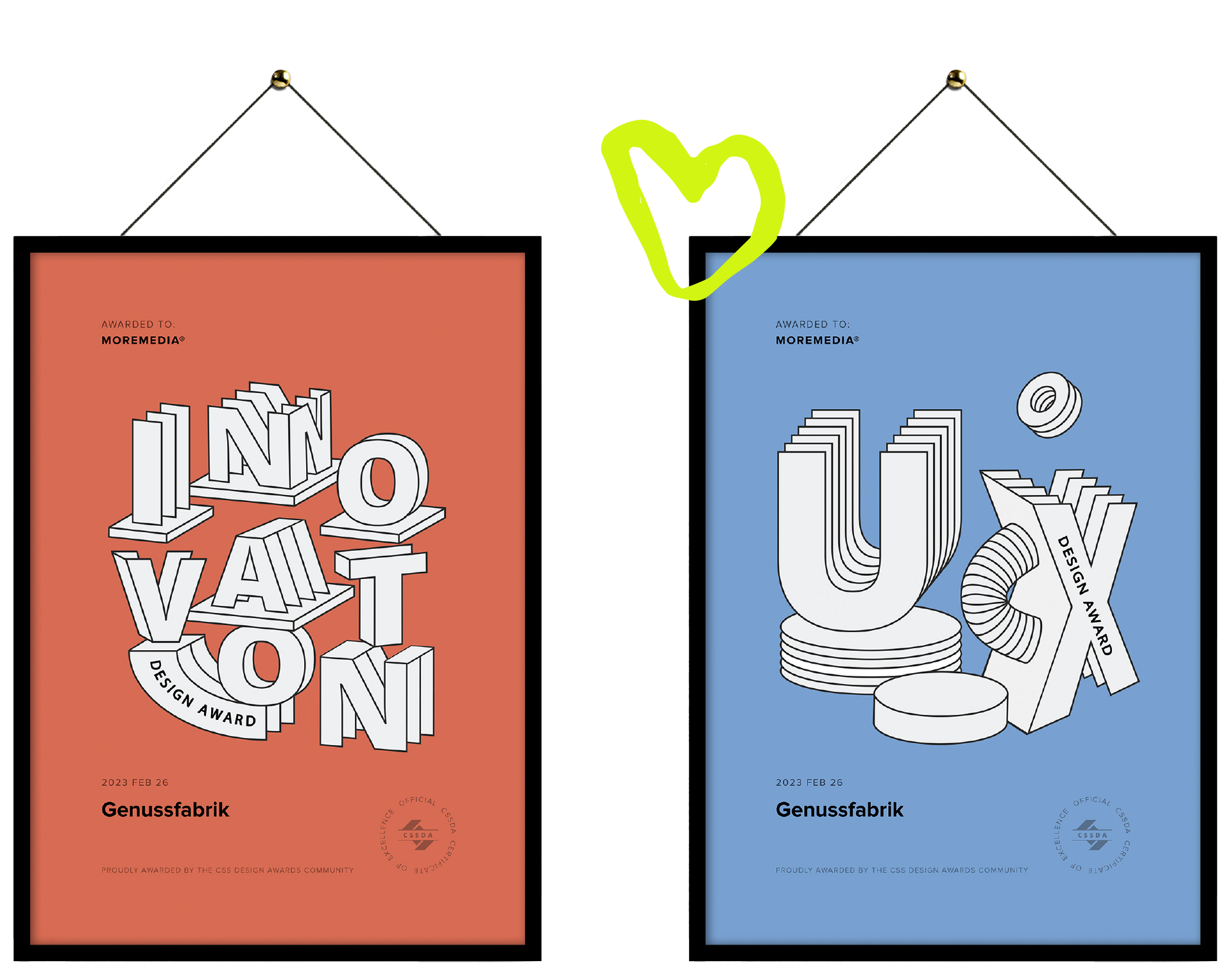 Genussfabrik – Corporate Design Refresh und Website | MOREMEDIA®