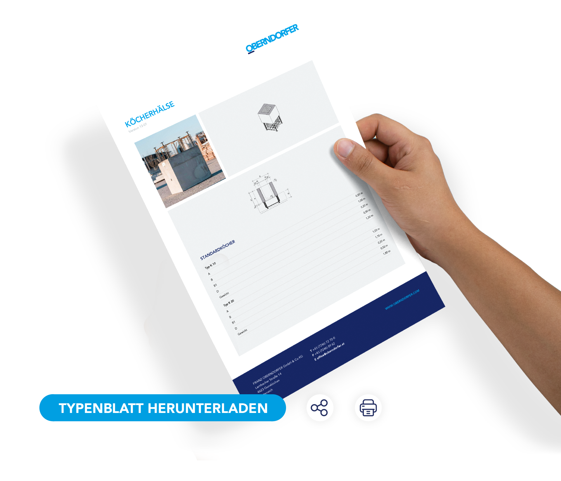OBERNDORFER – Neue Website für den Pionier im Bereich Betonfertigteile | MOREMEDIA®