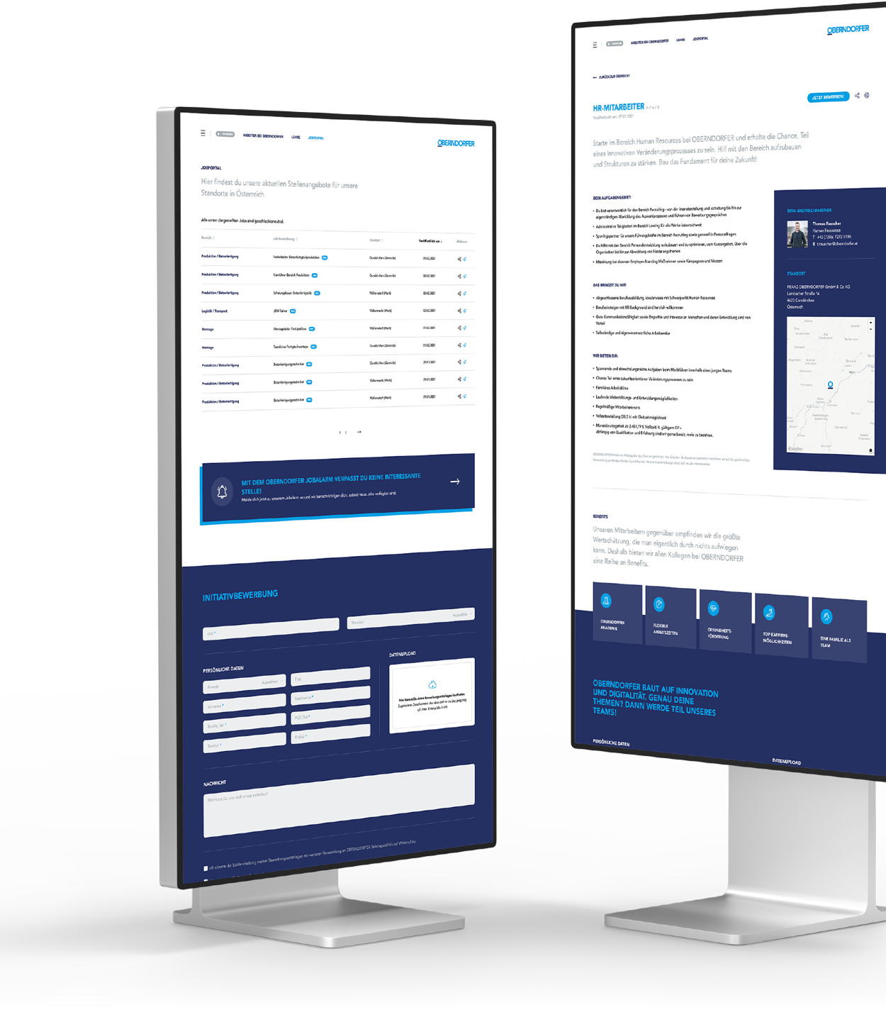 OBERNDORFER – Neue Website für den Pionier im Bereich Betonfertigteile | MOREMEDIA®