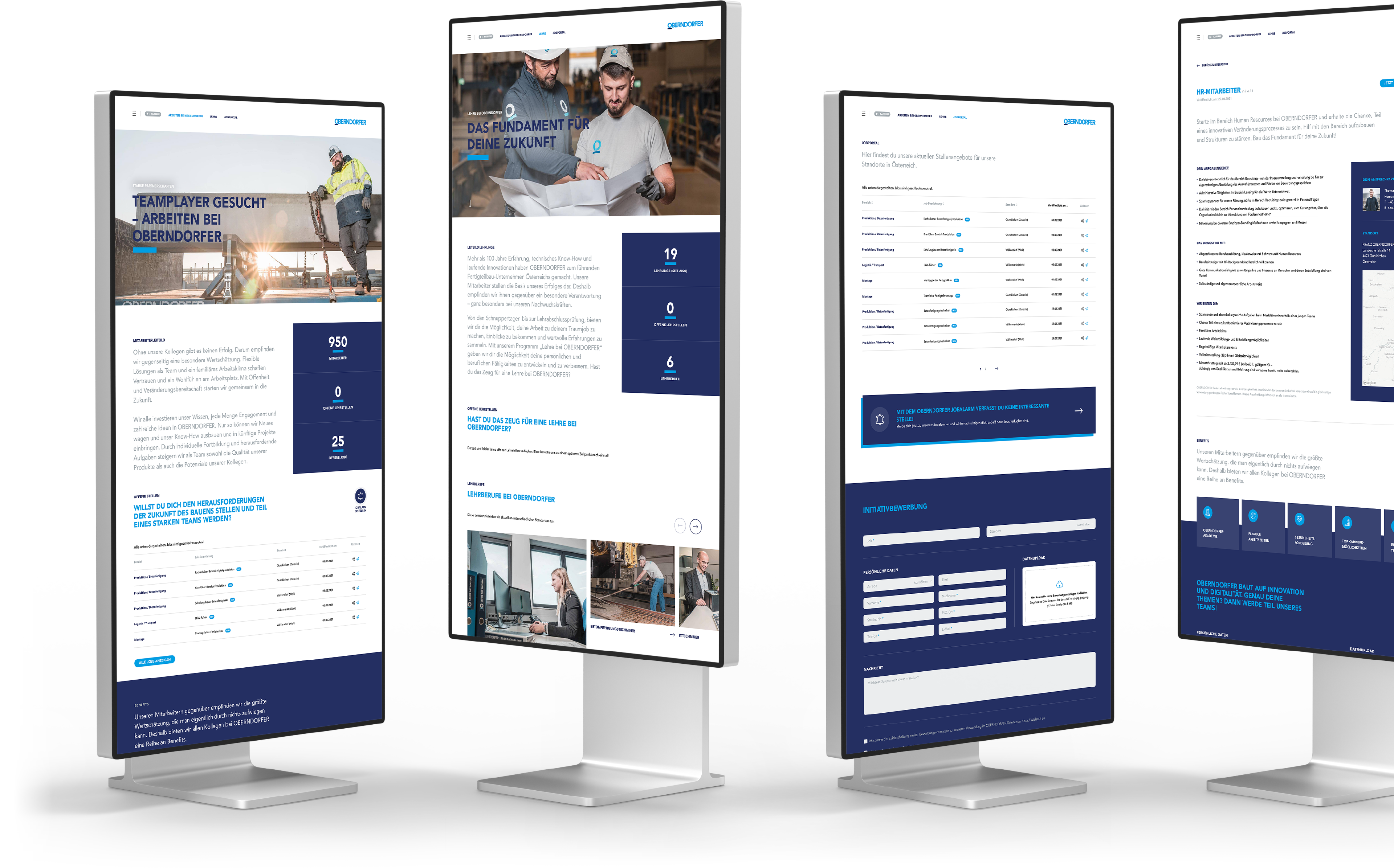 OBERNDORFER – Neue Website für den Pionier im Bereich Betonfertigteile | MOREMEDIA®