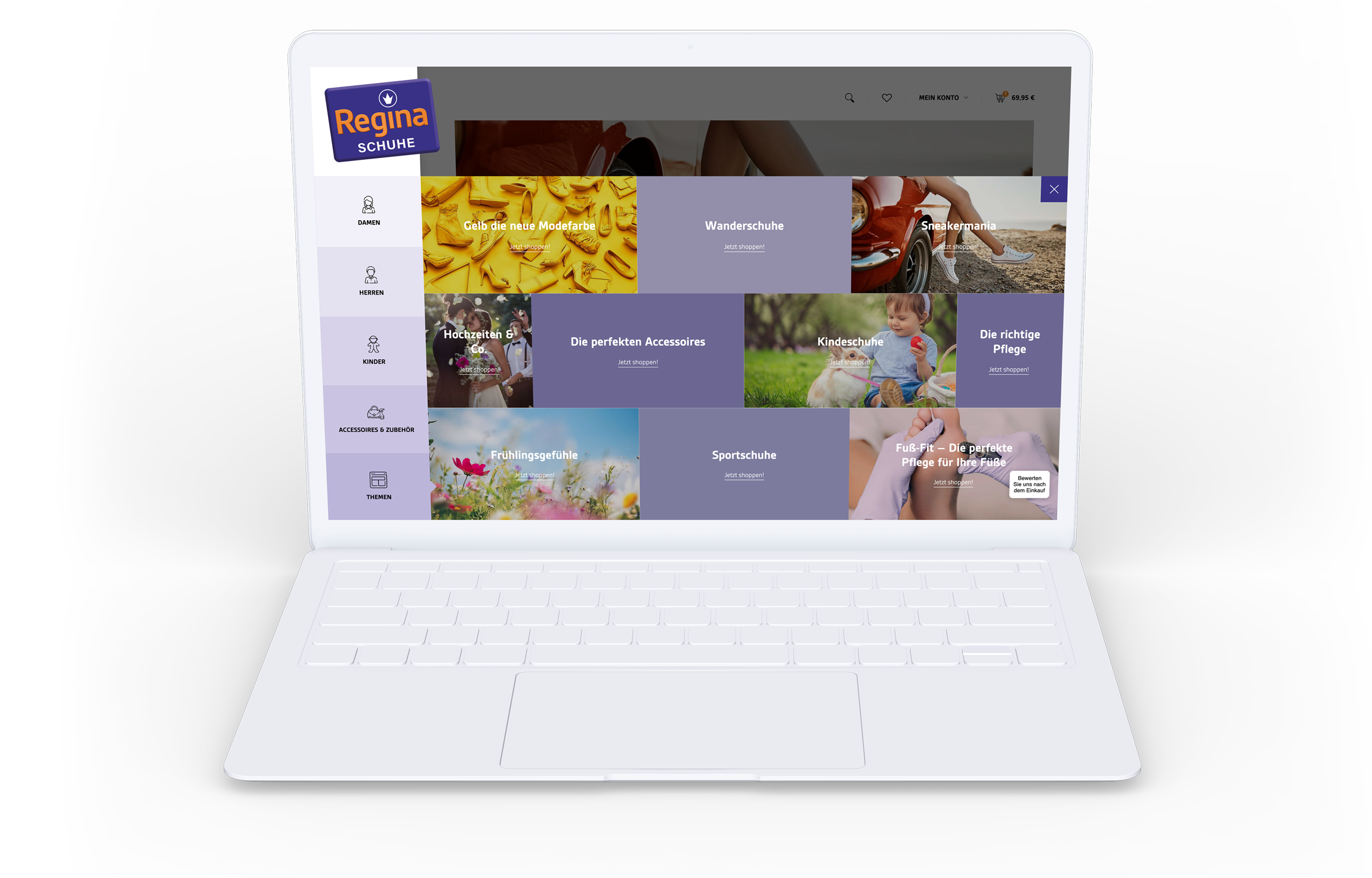 regina schuhe website 12 moremedia werbeagentur linz